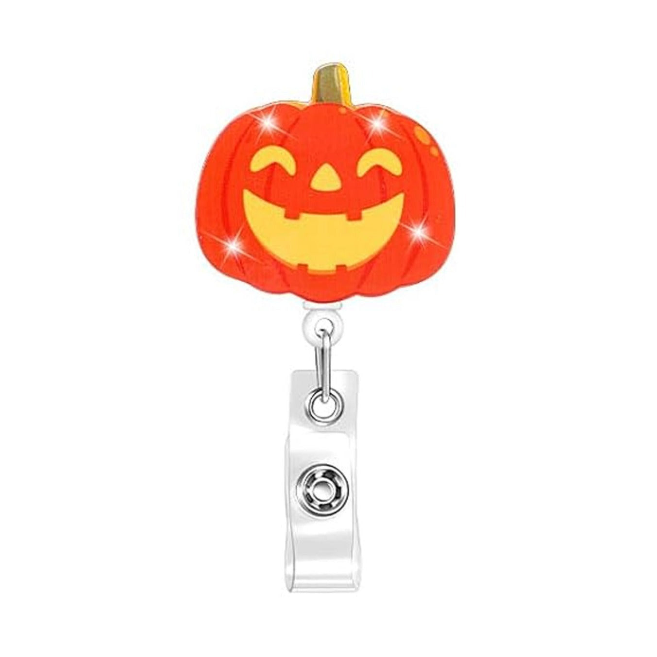 Wholesale Halloween Cartoon Pumpkin Ghost Retractable Rotating Badge Reels Keychains ACC-KC-XinDing008