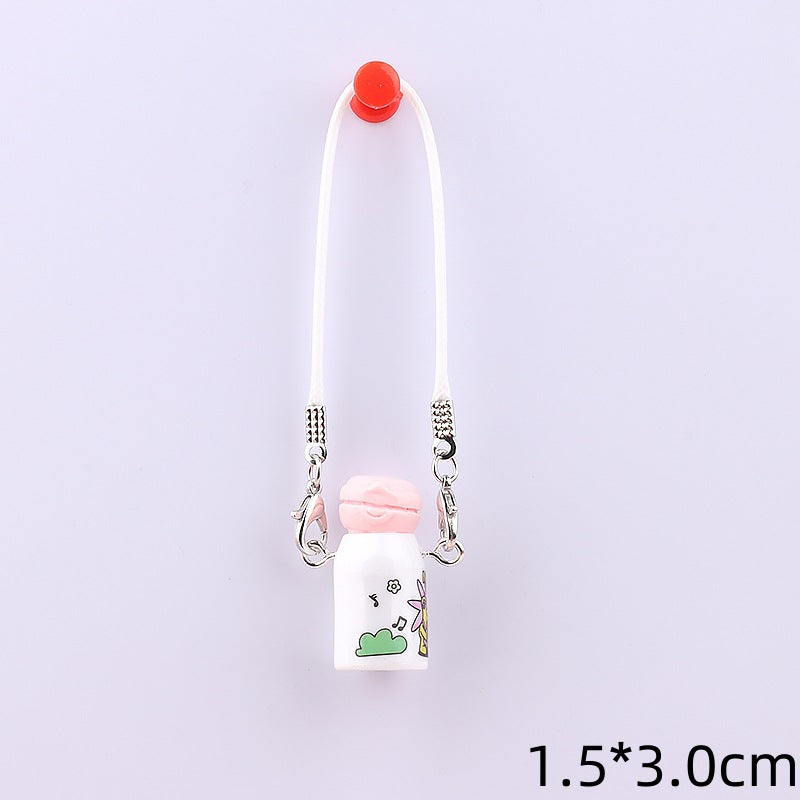 Wholesale Cute cartoon mini kettle thermos cup doll accessories