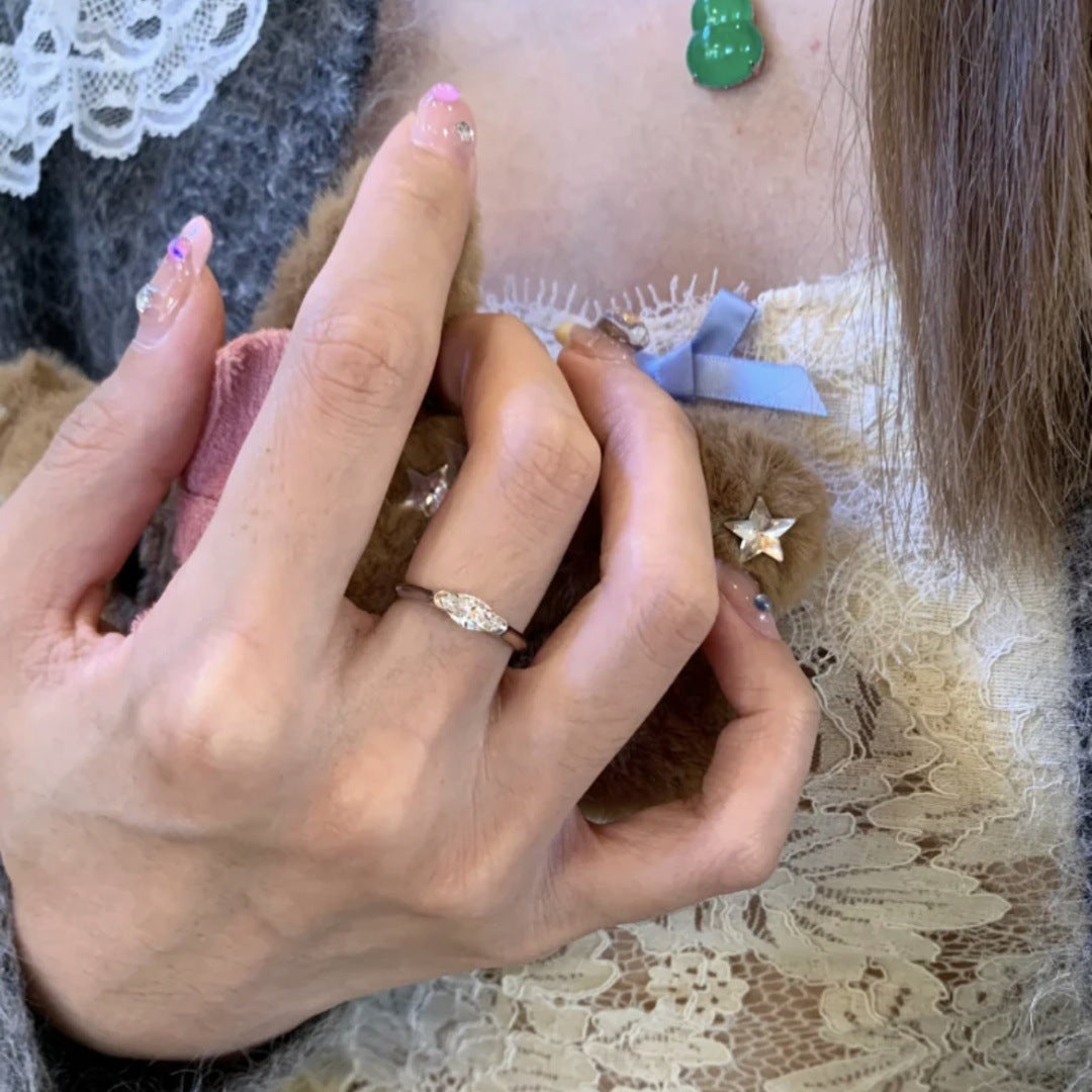 Wholesale diamond luxury all-match rings