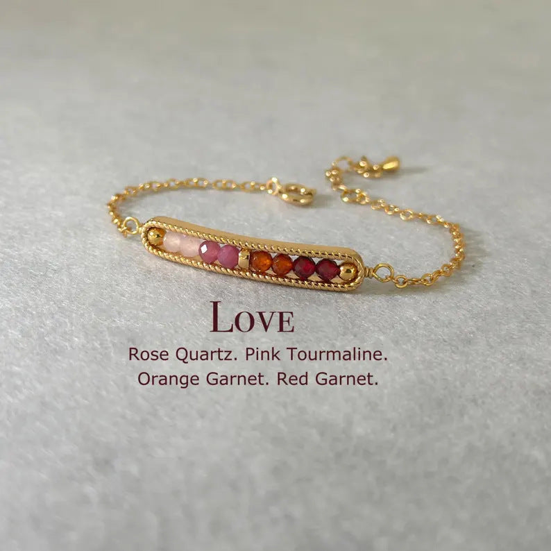 Wholesale Stylish Handmade Faceted Natural Stone Beaded Bracelet Set Multicolor Crystal Jewelry Accessory For Gift And Everyday Wear