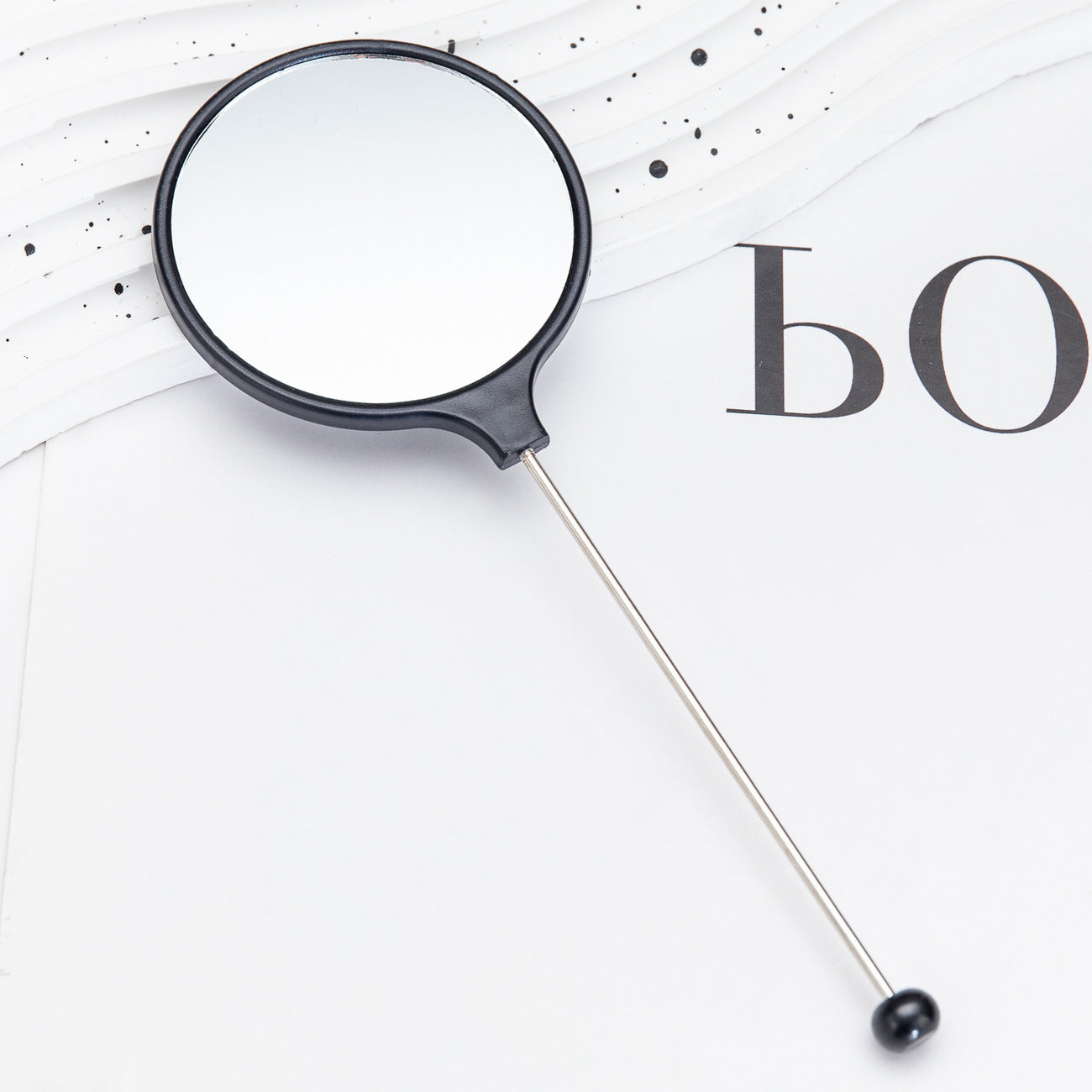 Wholesale DIY Beadable Handheld Mirrors Mini Round for DIY Beaded Crafts