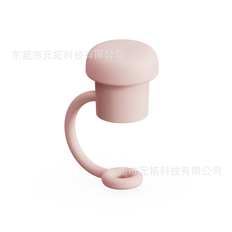 Wholesale Solid Color Straw Cover Soft Straw Tube Cap