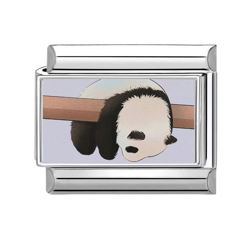 Wholesale Land Animal Italian Charms
 DIY pet Section Creative Stainless Steel Composable Bracelet