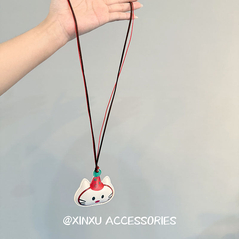 Wholesale Korean Style Heart Polka Dot Pendant Necklace Gift Jewelry Accessory
