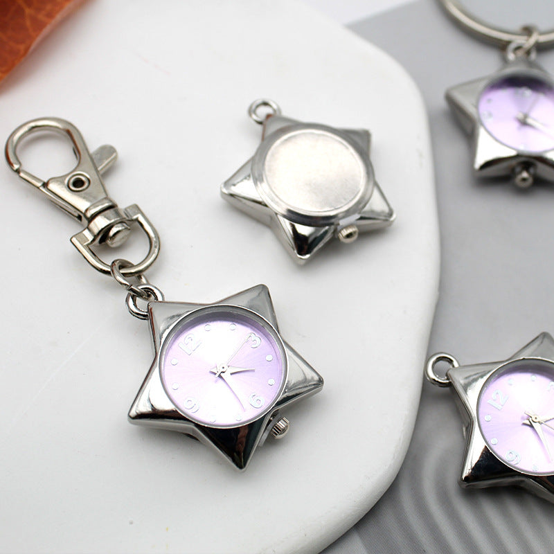 Wholesale Mini Star Alarm Clock Keychain
