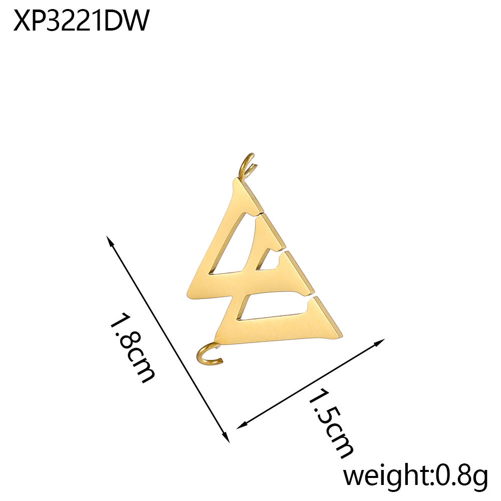 Wholesale Stainless Steel 26 Letter Pendant