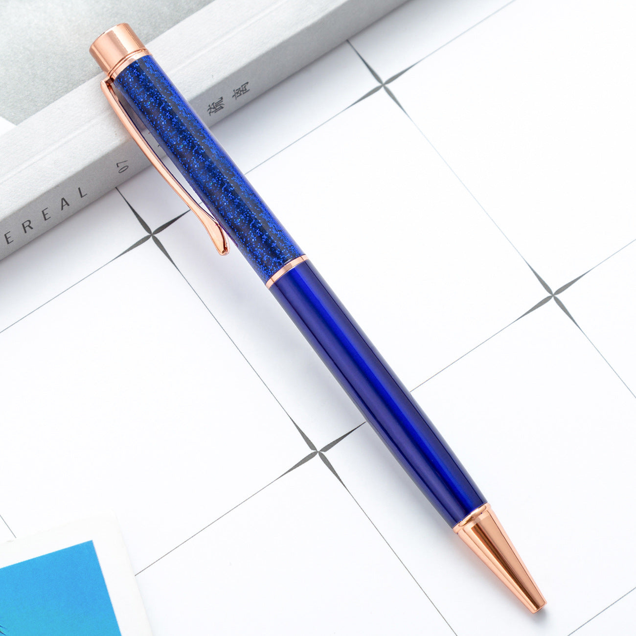 Wholesale Colorful Gold Powder Quicksand Pen Oil Pen ACC-PN-HuaHao002