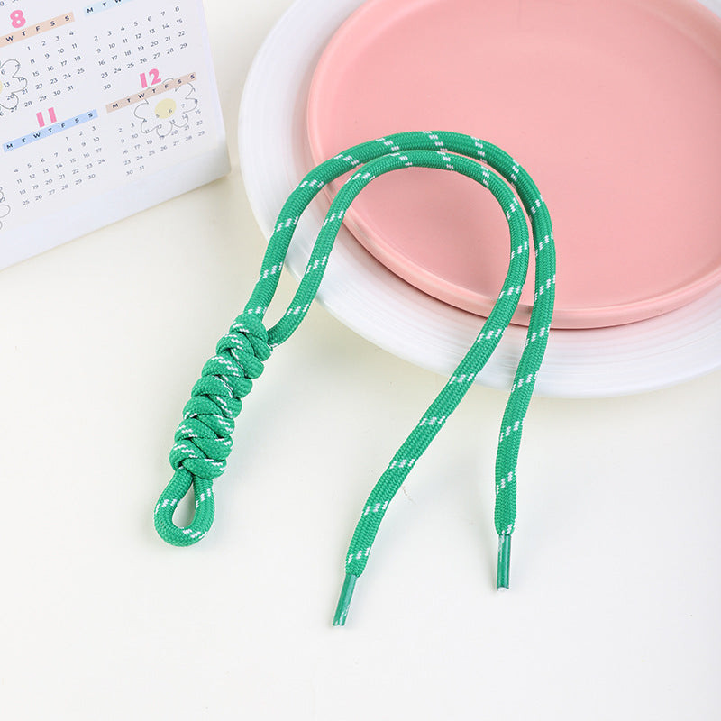 Wholesale  hand-woven rope diamond knot keychains