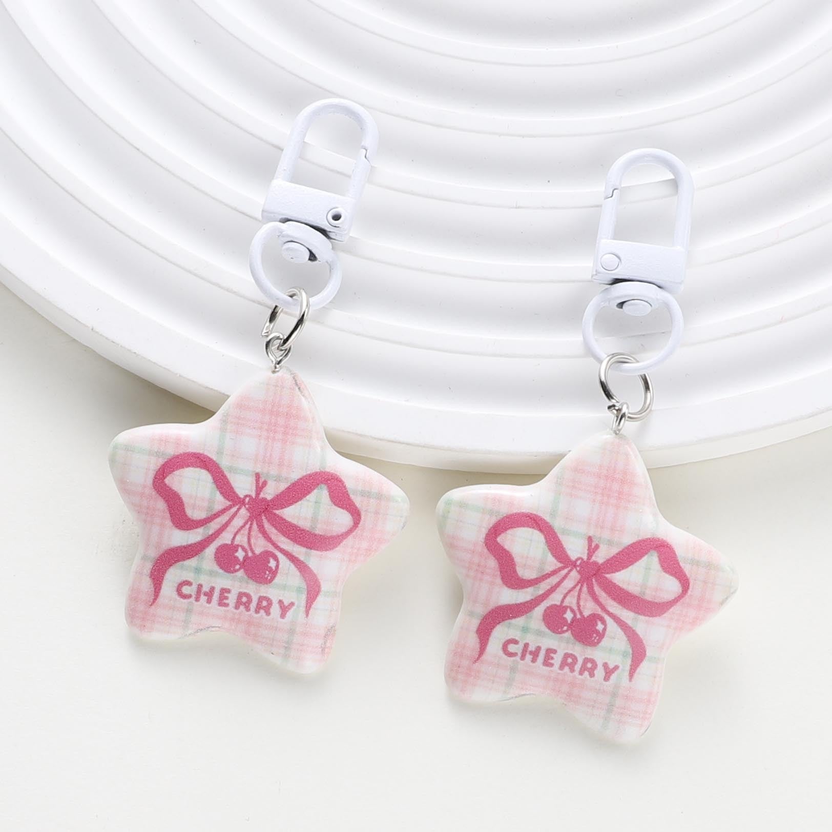Wholesale Cherry Star Keychain