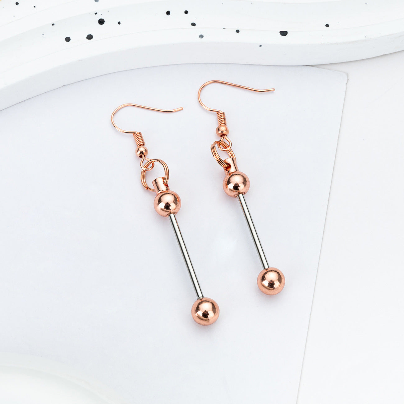 Wholesale Four color diy beaded earrings