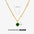 Wholesale December 18K Gold Stainless Steel Diamond Necklace