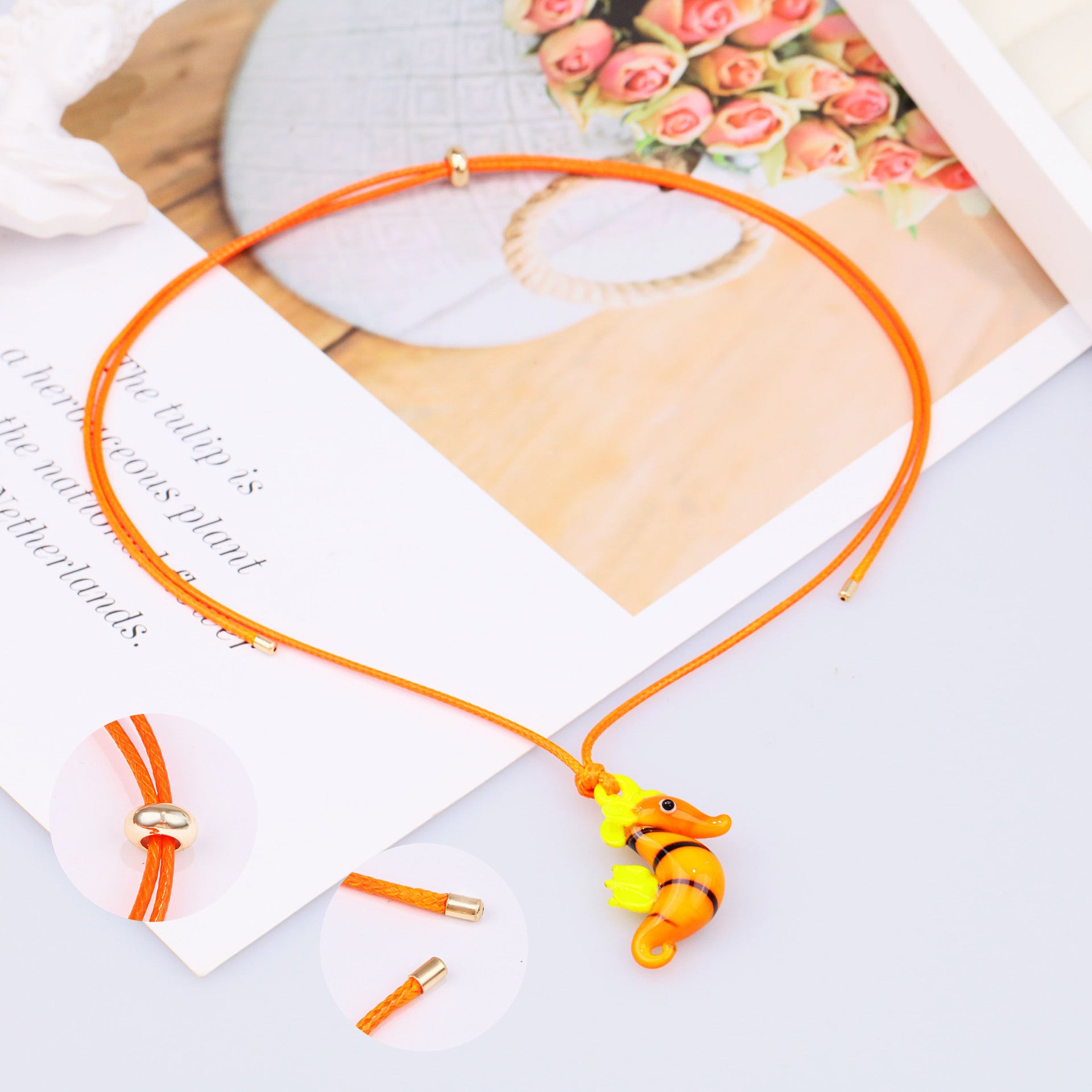 Wholesale  Tropical Fish Seahorse Walrus Dolphin Stretch Necklace