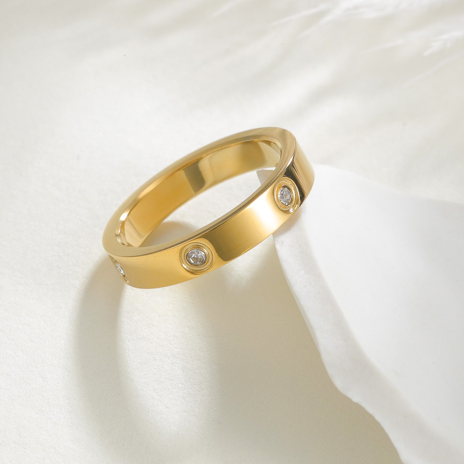 Wholesale Stainless Steel Zirconia Rings