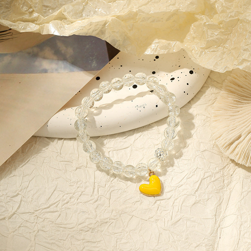 Wholesale Pearl Bracelet  Pink Butterfly Bracelet