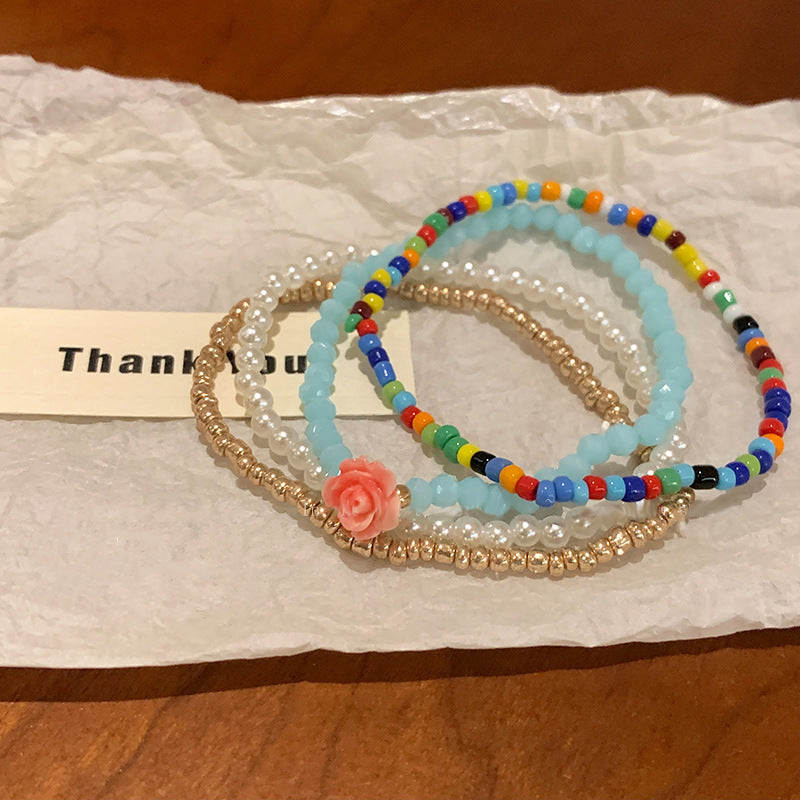 Wholesale Colorful Dopamine Geometric Bracelet ACC-BT-Huiih005