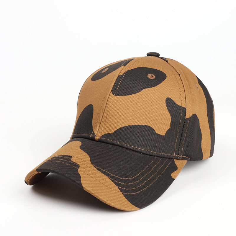 Wholesale Cartoon cow print leopard  baseball cap