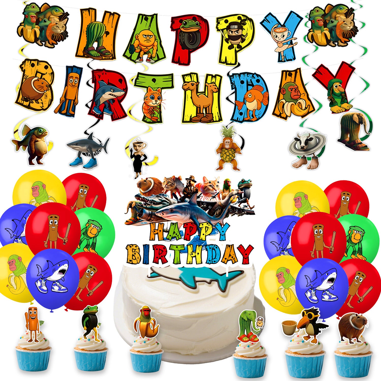 Wholesale Themed birthday party disposable tableware