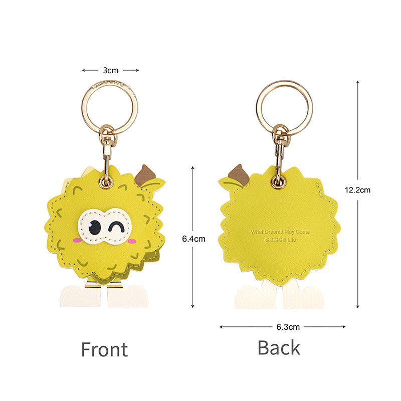 Wholesale Trendy Leather Keychain Card Holder Cute Bag Charm For Women
