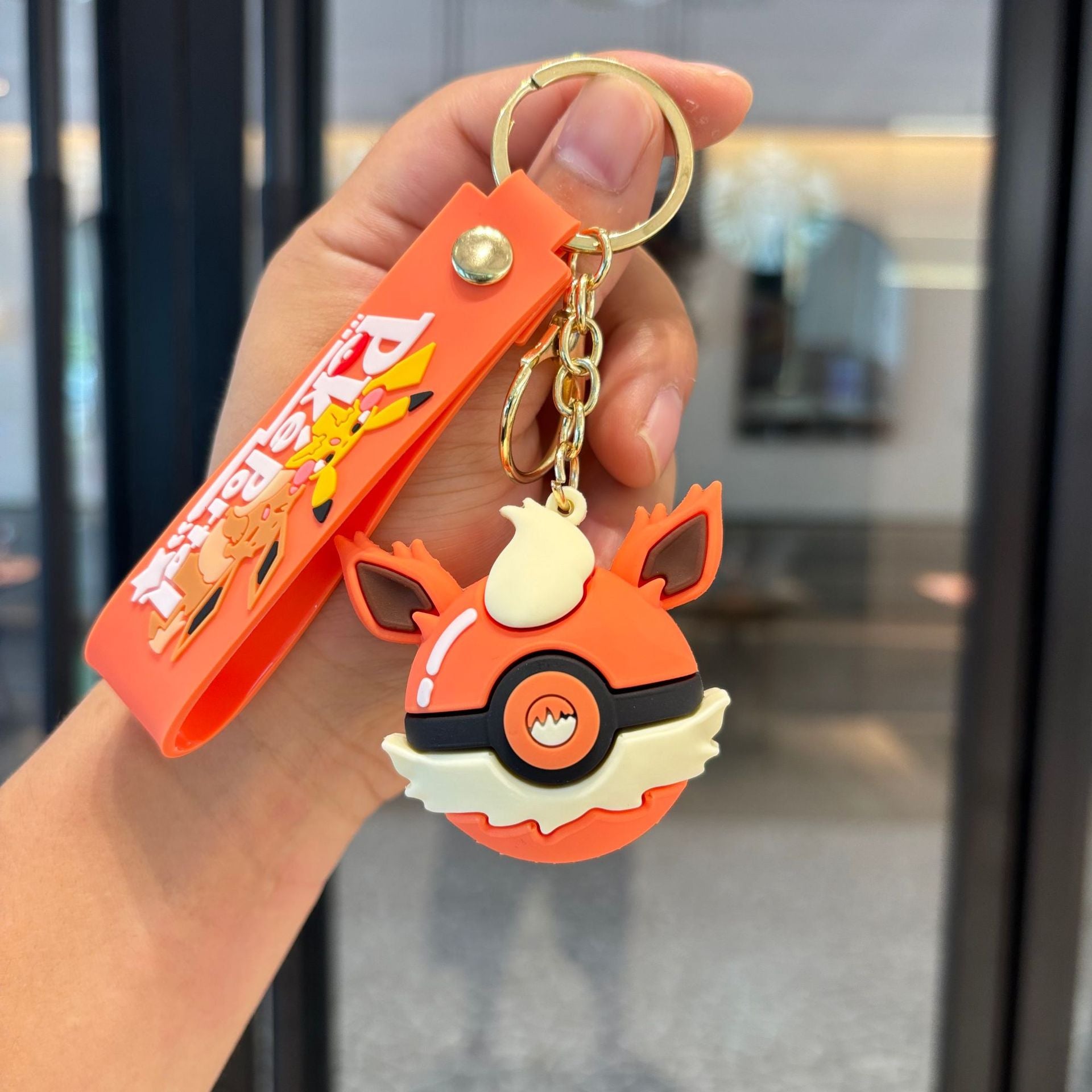 Wholesale   Eevee Keychain Doll Pendant School Bag Charm Boutique Resale Gift ACCVIP