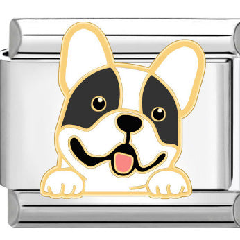 Wholesale Italian Charm Bracelet 9mm DIY Splicing Removable Dog Pet Stainless Steel Composable Bracelet