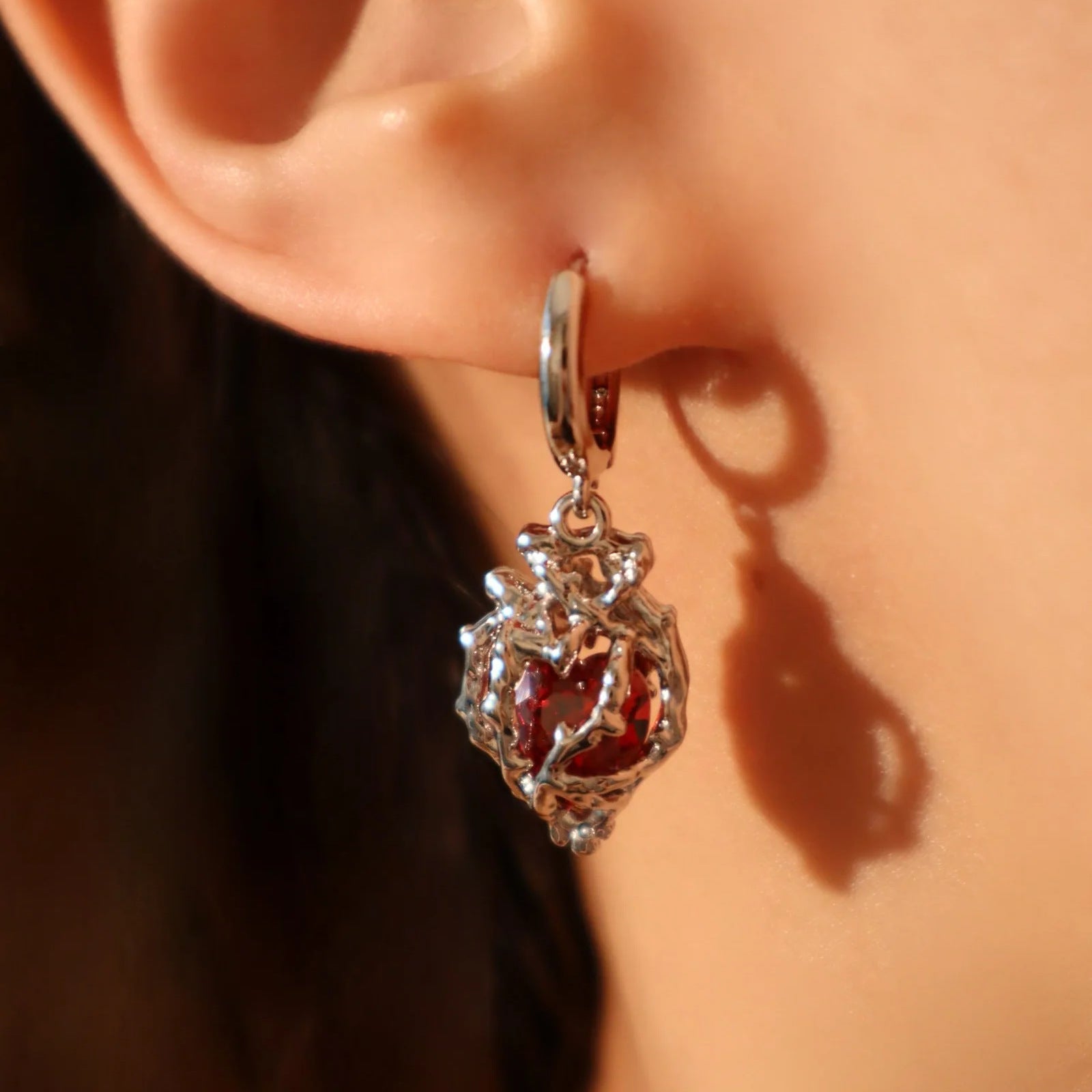 Wholesale gold and silver luxury earrings