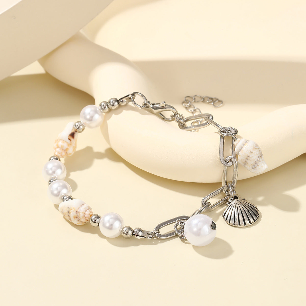Wholesale  Ocean Wind Vacation Bracelet  Beaded Shell Conch Sea Star Bracelet