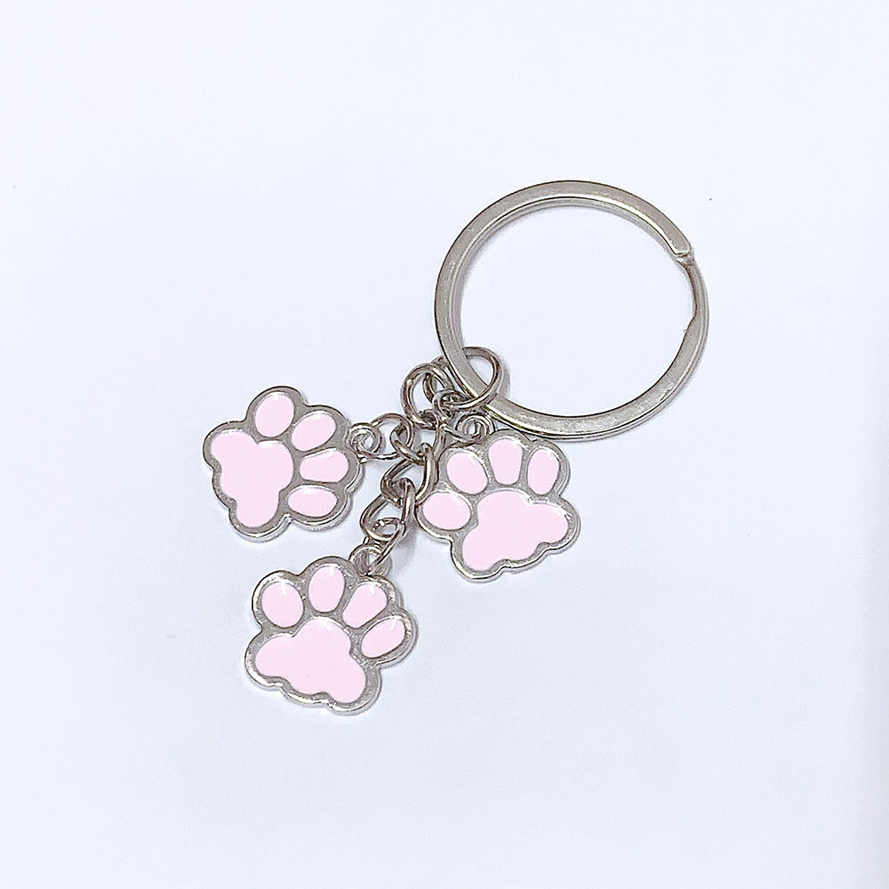 Wholesale Cartoon Cat Claw Alloy Keychain Cute Keychain ACC-KC-YuChan003