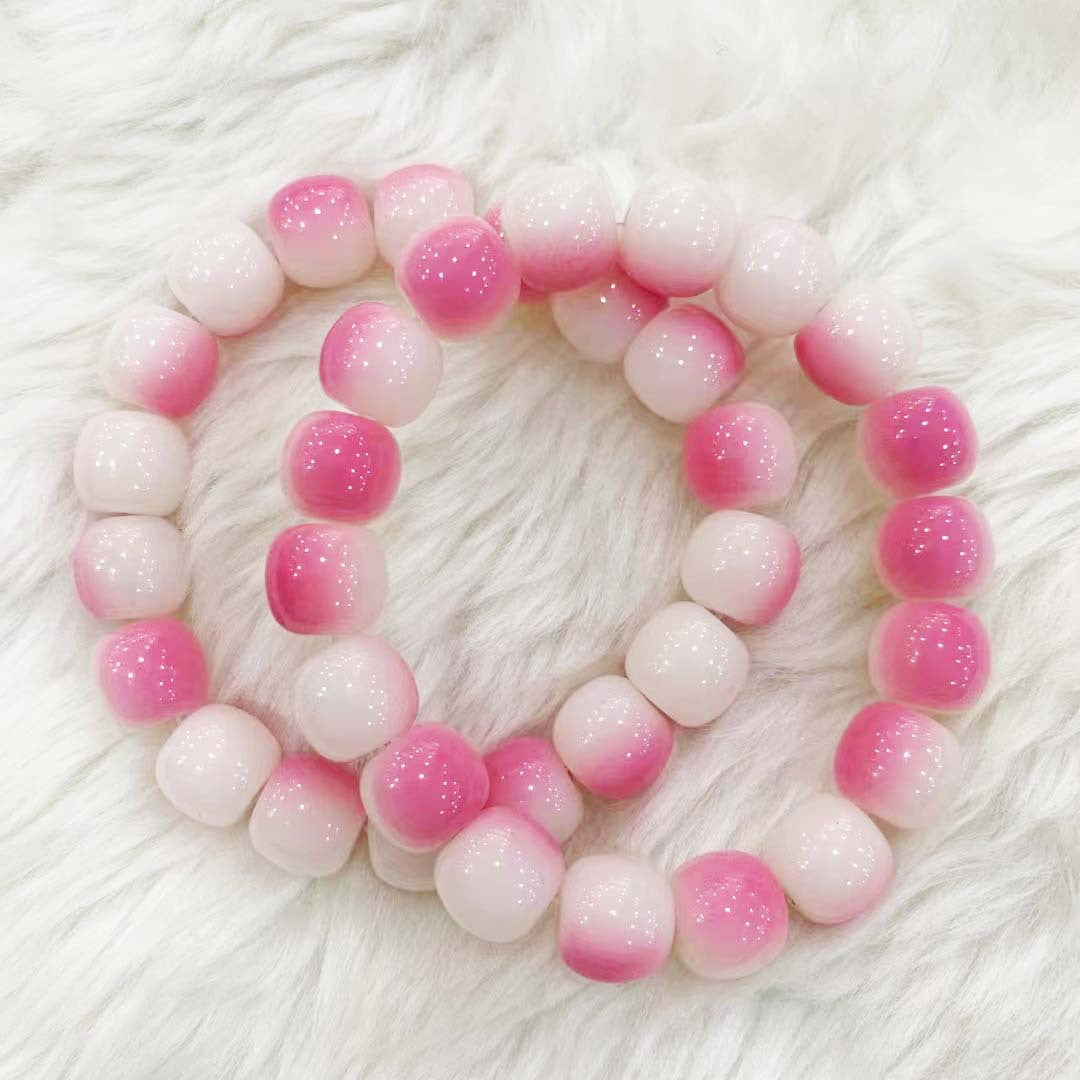 Wholesale Gradient color bead bracelet