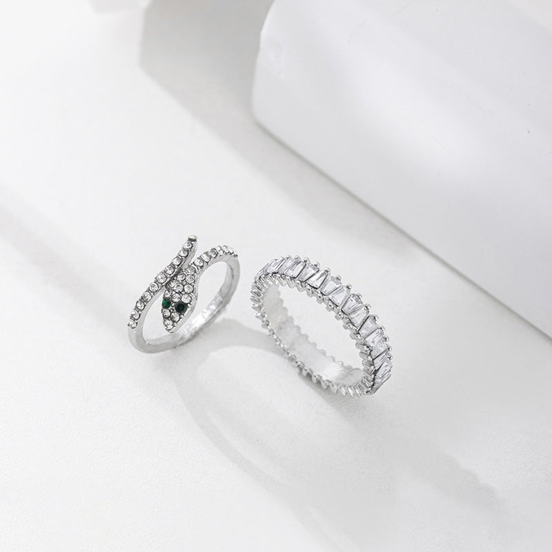 Wholesale Snake-shaped Diamond Ring