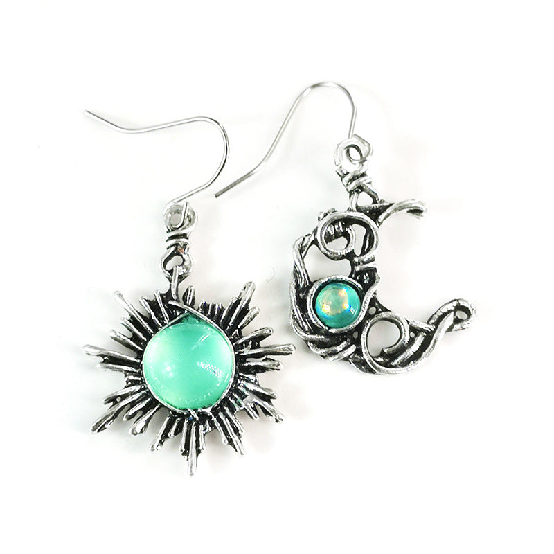 Wholesale Sun Moon Earrings ACC-ES-XingHe005