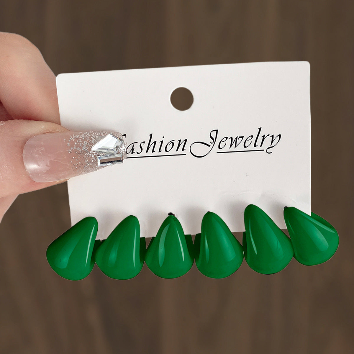 Wholesale Multicolor Earrings suit Personality Exaggerated Water Drops  Earrings