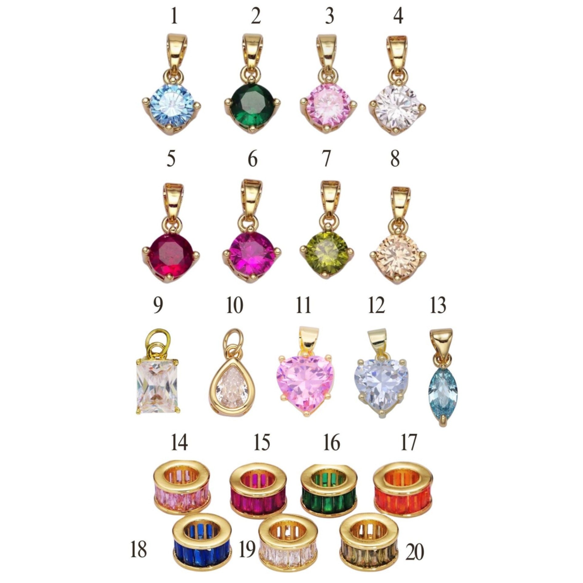 Wholesale Stainless steel pendant necklace with cubic zirconia