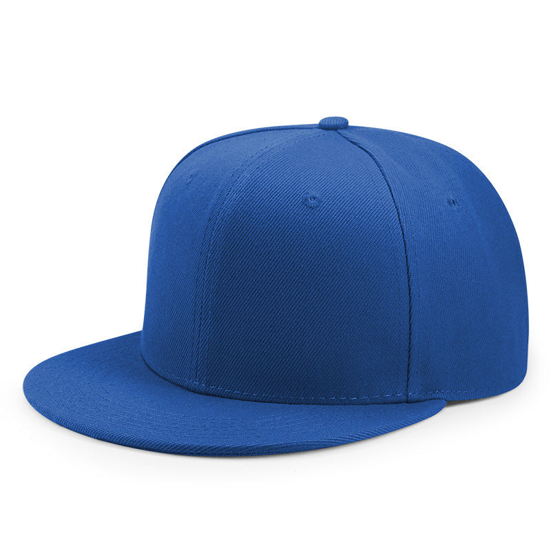 Wholesale Fashion Six Panel Hard Top Flat Brim Hip Hop Baseball Cap Unisex Streetwear Summer Casual Hat