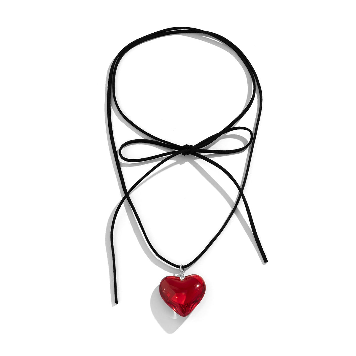 Wholesale wax wire necklace simple love pendant alloy necklace ACC-NE-Xuer002