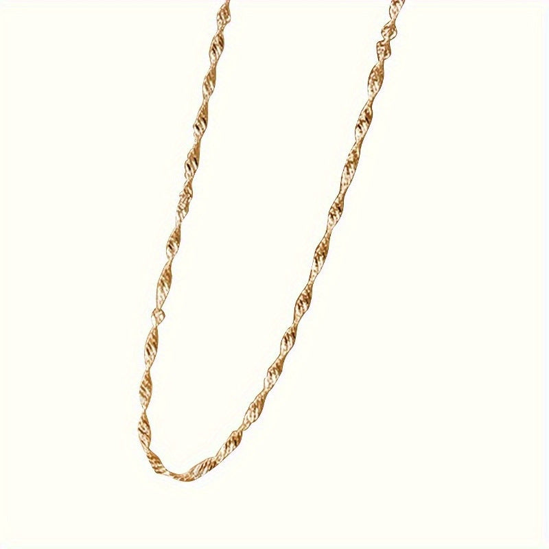 Wholesale  Fashion Niche Light Luxury Minimalist Necklace Collar Chain Necklace