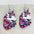 Wholesale  Independence Day jewelry five-pointed star American flag earrings