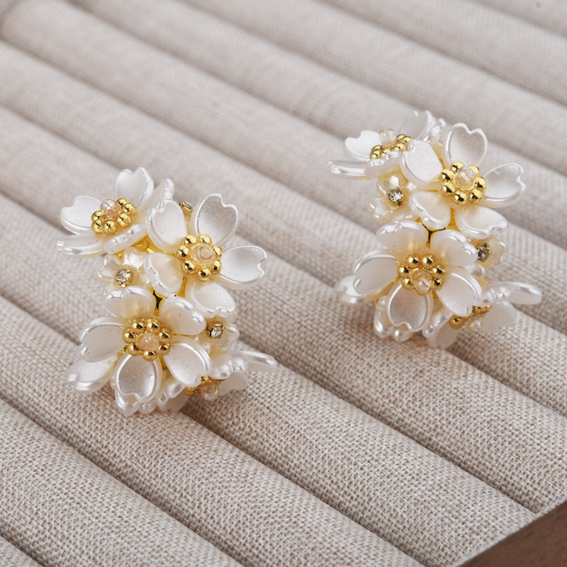 Wholesale Acrylic Flower Earrings