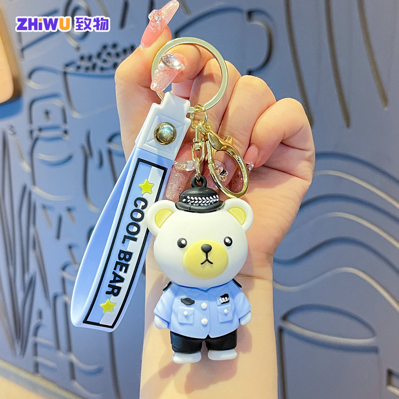 Wholesale Cartoon Cute PVC Soft Keychain ACC-KC-ZhiWu005