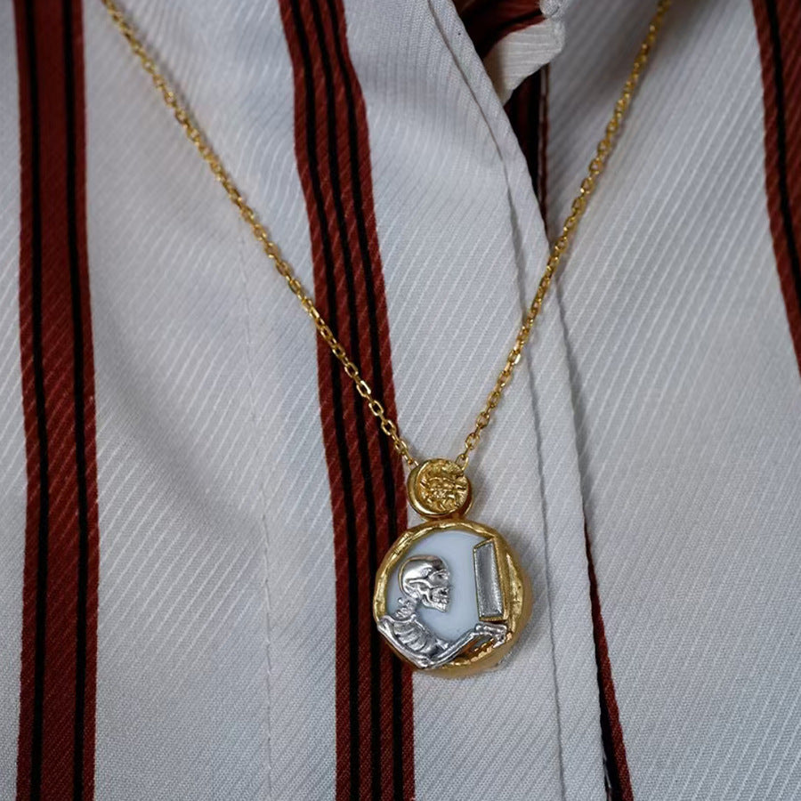 Wholesale Working Skeleton Necklace