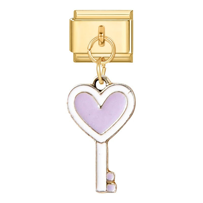 Wholesale 9mm Italian Charm Starter Bracelets DIY Pendant Style Stainless Steel Composable Bracelet