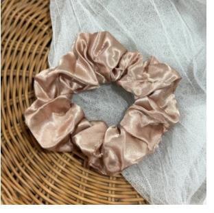 Wholesale satin dot large hair tie