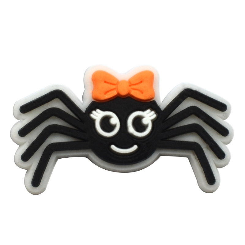Random 100pcs Halloween Thanksgiving PVC Soft Rubber Shoe Buckle Decoration ACC-SC-RYY066
