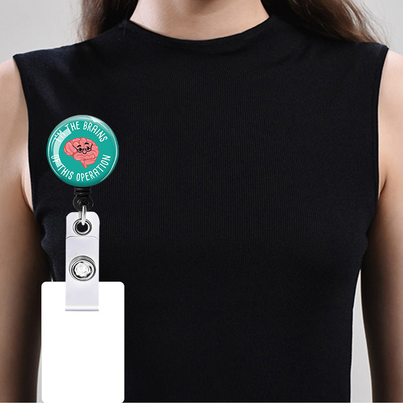 Wholesale Fashion Cartoon Organ Retractable Badge Holder ABS 650mm - Gift or Everyday Use