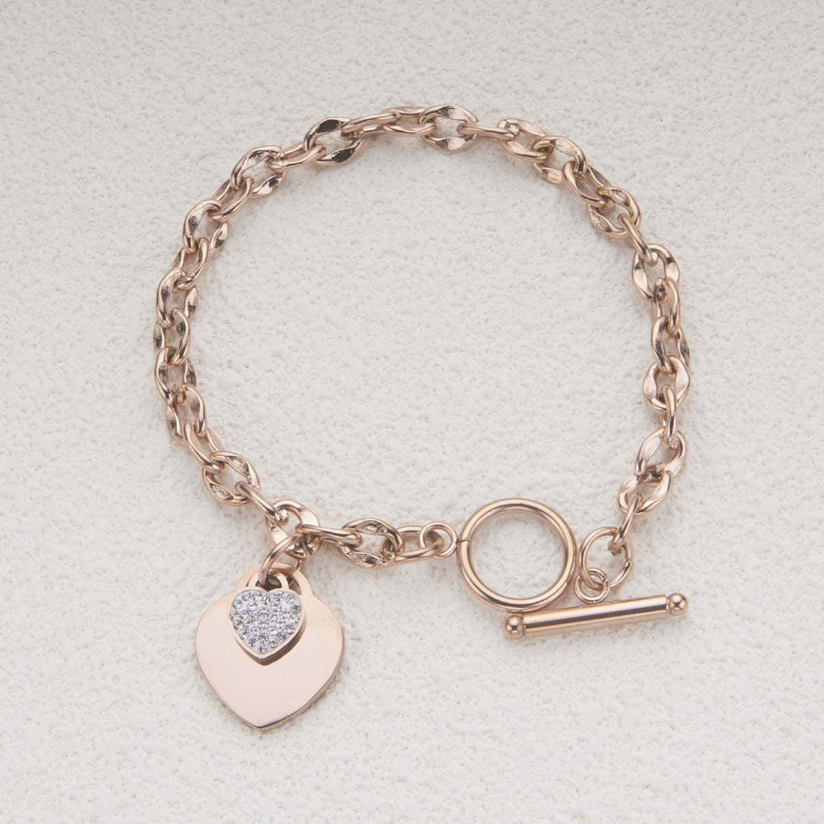 Wholesale Love Stainless Steel  Buckle High Sense  Bracelet