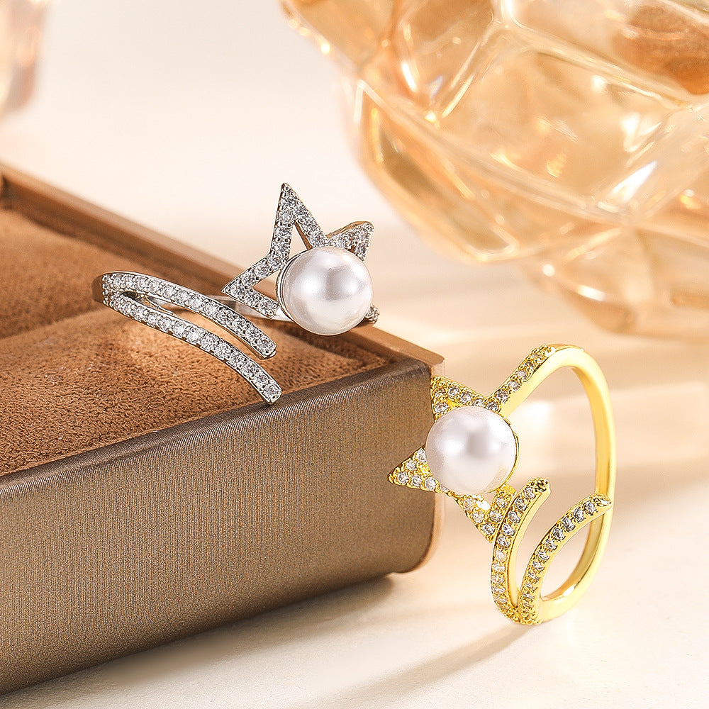 Wholesale Star Shaped Adjustable Zircon Ring Stylish Jewelry Accessory For Women Everyday Wear And Gift Boutique Resale