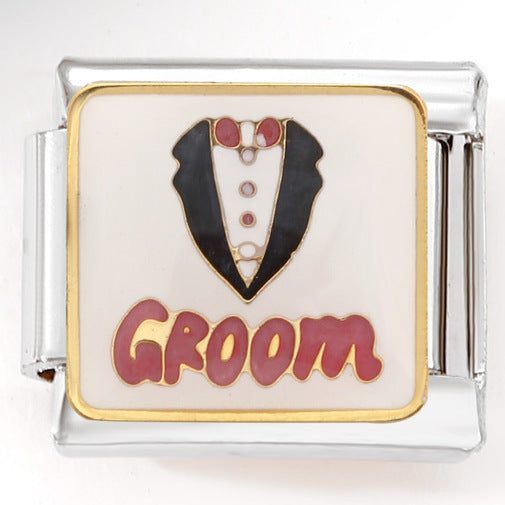 Wholesale Italian Charm Bracelet 9mm DIY Splicing Cute Creative Pattern Stainless Steel Composable Bracelet