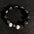 Wholesale Obsidian Cross Bracelet L Black Eight Billiards Bracelet