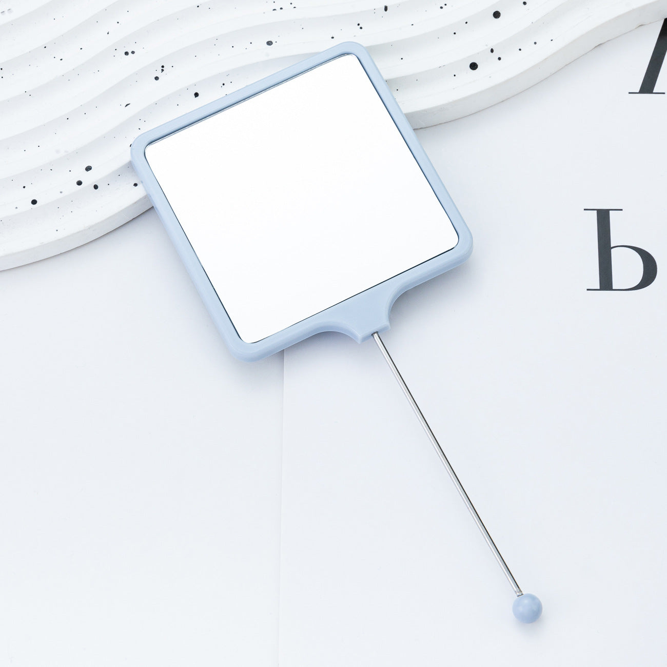 Wholesale  Beadable Mini Mirror DIY Beaded Handheld Mirror