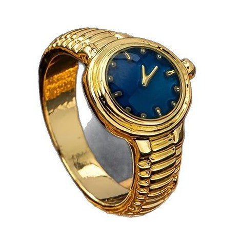 Wholesale Alloy Luxury gemstone watch rings
