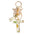 Wholesale Flowers English 26 Letters Keychain